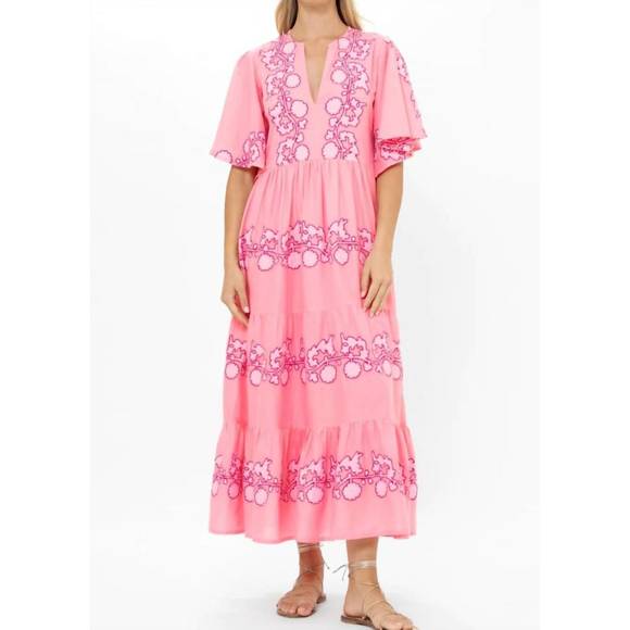 OLIPHANT Dresses & Skirts - Oliphant Pink Tangier Dress